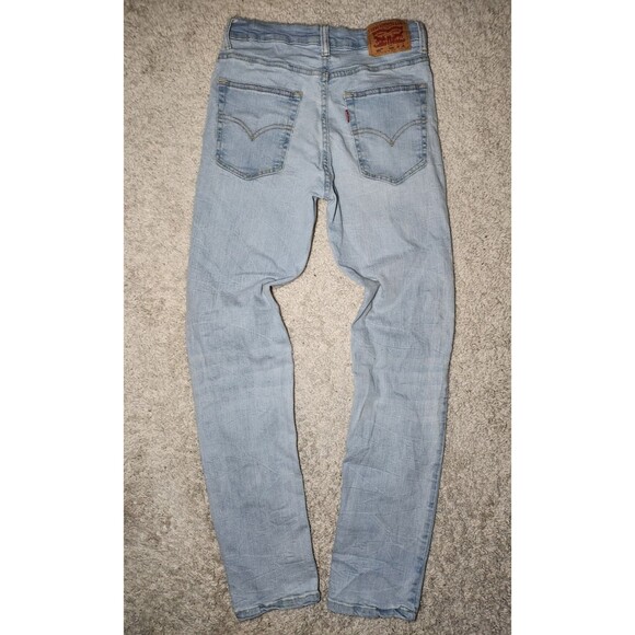 Levi’s 502 Jeans Men’s 28x28 Regular Taper Light Wash Slim Tapered Denim - Picture 6 of 7